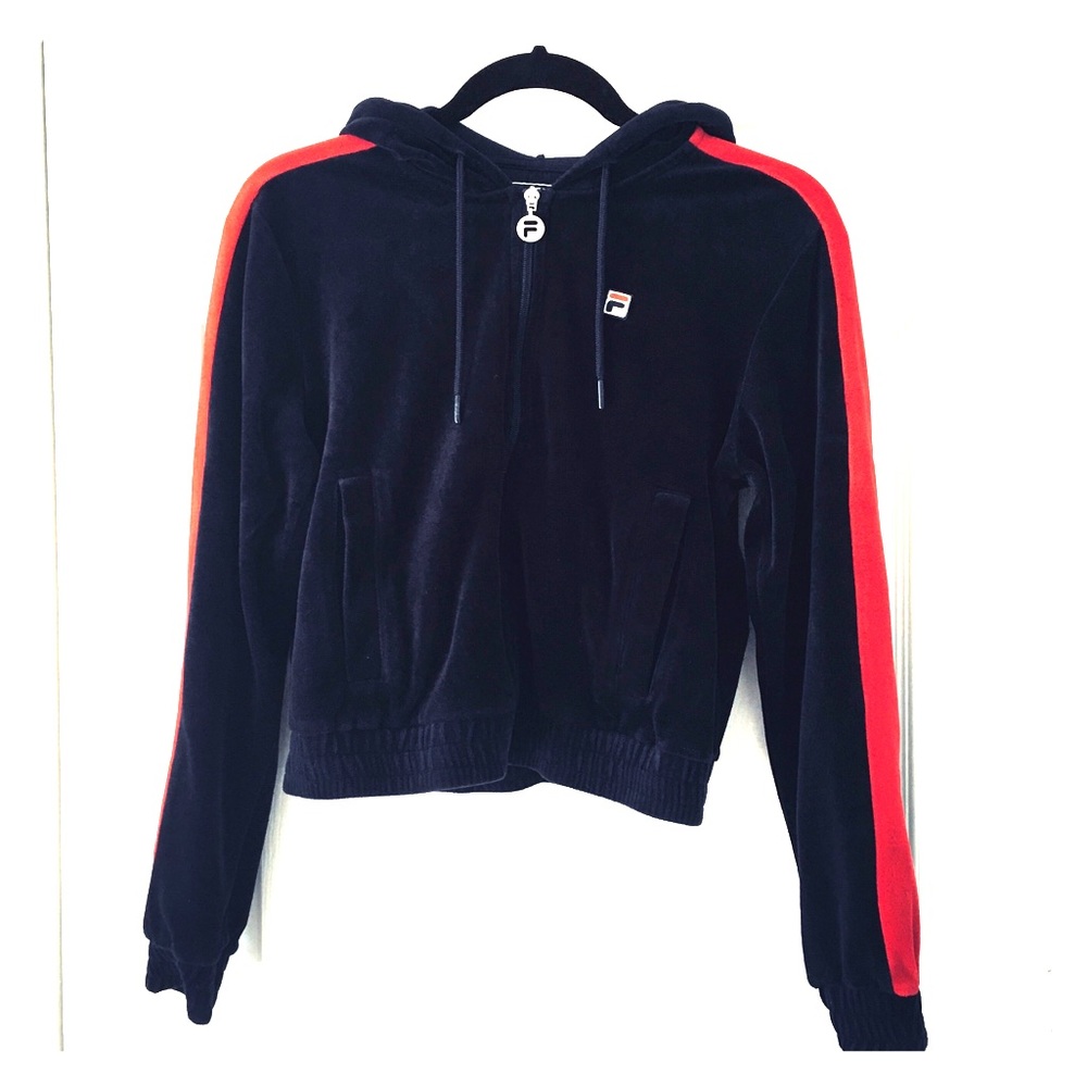Fila Carly Velour Hoodie